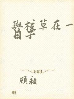 与校草在一起的日子