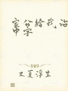 家公给我治疗5中字