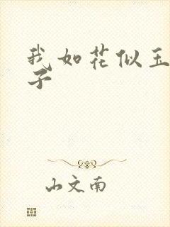 我如花似玉的儿子