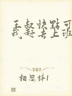 王叔快点可以吗我赶去上班