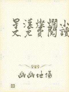 星汉灿烂小说全文免费阅读