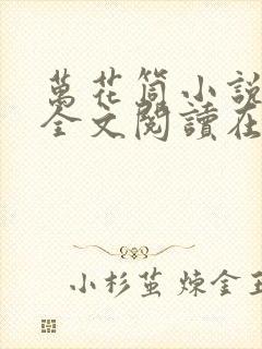 万花筒小说免费全文阅读在线