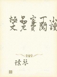 极品家丁小说全文免费阅读