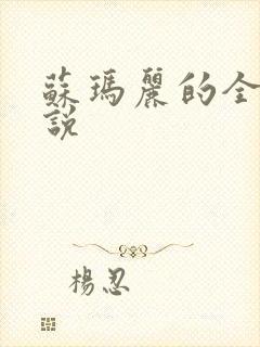 苏玛丽的全部小说