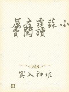 厉夜霆苏小汐免费阅读