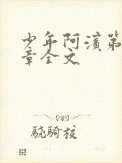 少年阿滨第13章全文