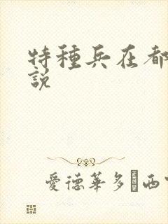 特种兵在都市小说