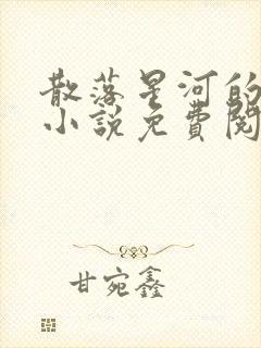 散落星河的记忆小说免费阅读全文