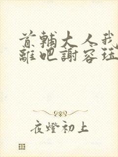 首辅大人我们和离吧谢容珏