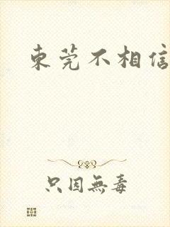 东莞不相信眼泪