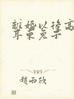 离婚以后高干 耳东兔子