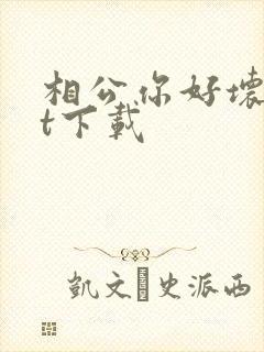 相公你好坏txt下载