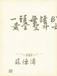 一头母猪 BY 黄金圣斗士