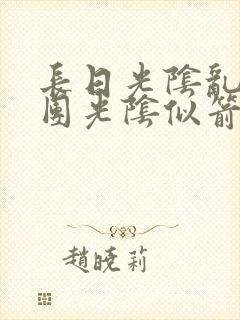 长日光阴乱作一团光阴似箭眇眇翟