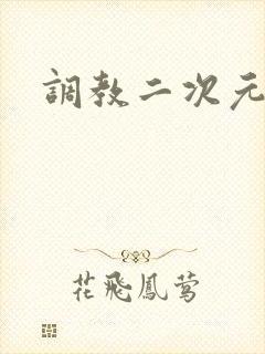 调教二次元