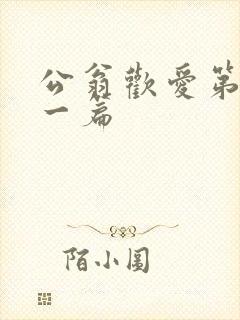 公翁欢爱第三十一篇