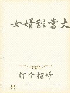 女婿难当大结局