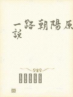 一路朝阳原著小说