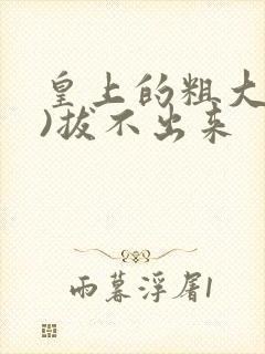 皇上的粗大(h)拔不出来