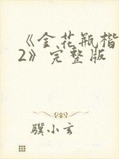 《金花瓶楷梅花2》完整版