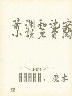 萧渊和沈安安的小说免费阅读