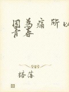 因为痛 所以叫青春