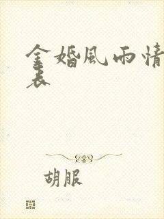 金婚风雨情演员表