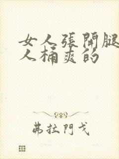 女人张开腿让男人桶爽的