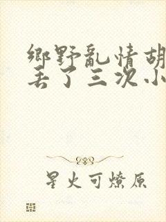 乡野乱情胡秀英丢了三次小说