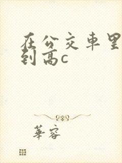 在公交车里c弄到高c