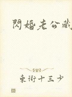 闪婚老公藏不住