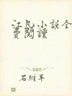 江凡小说全文免费阅读