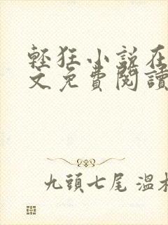 轻狂小说在线全文免费阅读