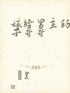 嫁给男主的病秧子哥哥