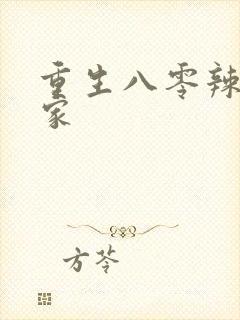 重生八零辣妻当家