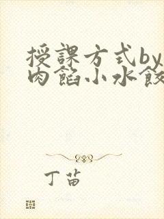 授课方式by 肉馅小水饺