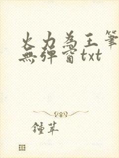 火力为王笔趣阁无弹窗txt
