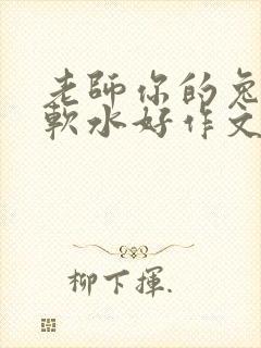 老师你的兔子好软水好作文免费阅读