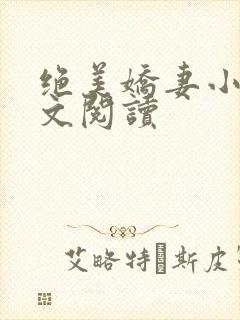 绝美娇妻小说全文阅读