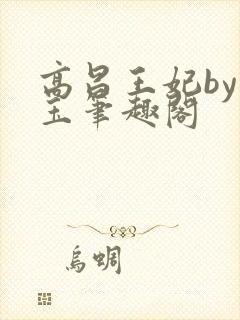 高昌王妃by黛玉笔趣阁