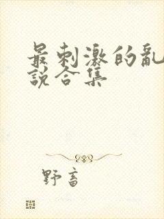 最刺激的乱惀小说合集