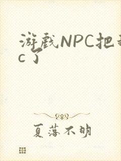 游戏NPC把我c了