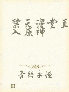 禁天漫堂直接进入原神