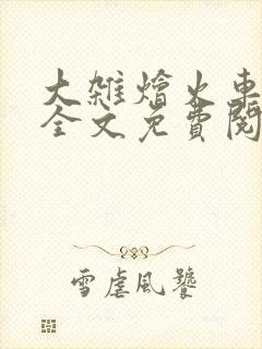 大杂烩火车小说全文免费阅读