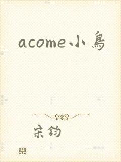 acome小鸟