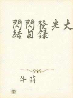 闪闪发光大团圆结目录