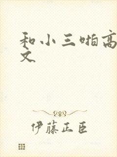和小三啪高辣h文