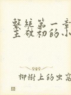 系统第一章给宿主破初的小说