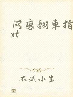 网恋翻车指南txt
