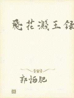 飞花溅玉录
